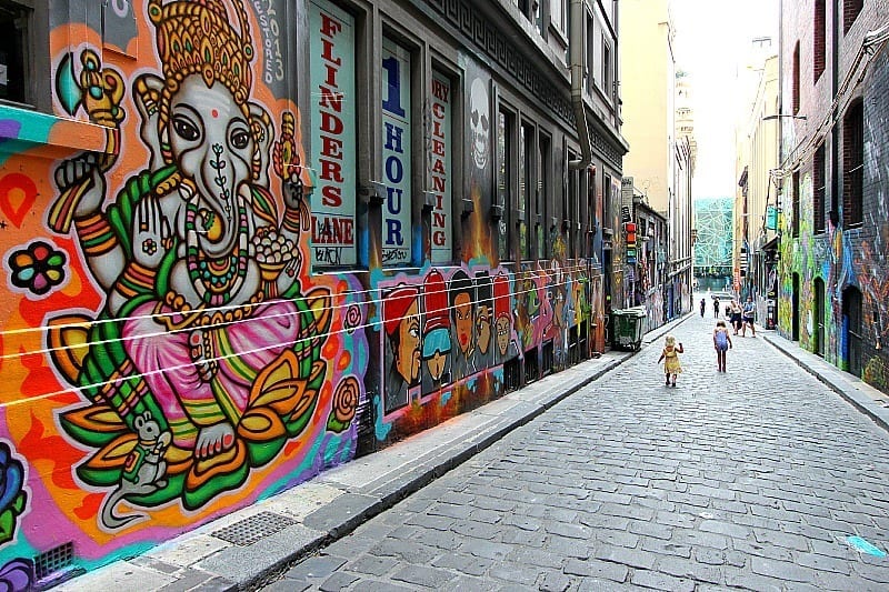 Hosier Lane in Melbourne
